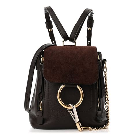 chloe faye replica backpack|chloe mini faye backpack.